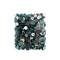John Bead Acrylic Round Flat Back Rhinestones, 10mm